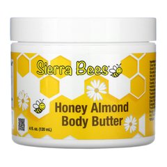 Олія для тіла з медом і мигдалем, Sierra Bees, 4 р унц (120 мл)