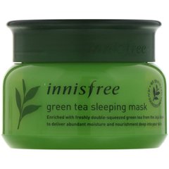 Маска для сна с зеленым чаем, Green Tea Sleeping Mask, Innisfree, 80 мл купить в Киеве и Украине