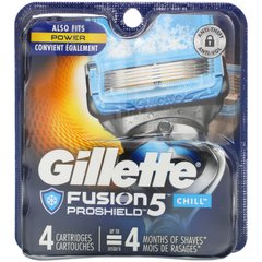Сменные кассеты для бритья Fusion5 Proshield, Chill, Gillette, 4 кассеты купить в Киеве и Украине