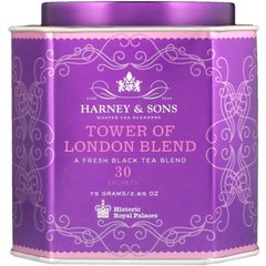 Суміш «Лондонський Тауер», свіжа суміш чорного чаю, Harney,Sons, 30 пакетиків, по 75 г