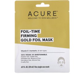 Підтягує маска-фольга одноразова Acure (Foil Mask) 20 мл