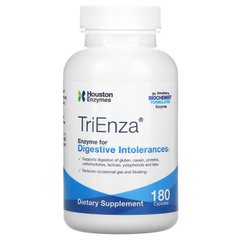 Ферменти для травлення, TriEnza with DPP IV Activity, Houston Enzymes, 180 капсул