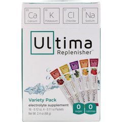 Электролиты Ultima Replenisher (Electrolyte Supplemen) 20 пакетов 68 г купить в Киеве и Украине