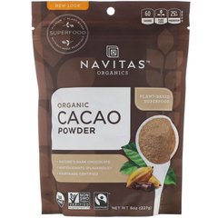 Органический порошок какао, Navitas Organics, 227 г купить в Киеве и Украине