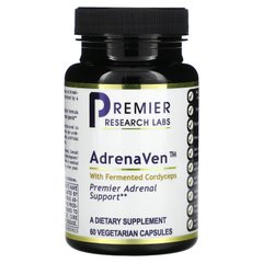 Premier Research Labs, AdrenaVen с ферментированным кордицепсом, 60 вегетарианских капсул купить в Киеве и Украине