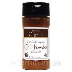 Сертифікований порошок органічного чилі Certified Organic Chili Powder (Ground), Swanson, 56 г