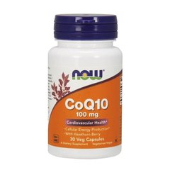 Коензим Q10 Now Foods (Coenzyme Q10) 100 мг 30 капсул