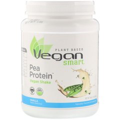 Pea Protein, веганский шейк, ваниль, VeganSmart, 540 г купить в Киеве и Украине
