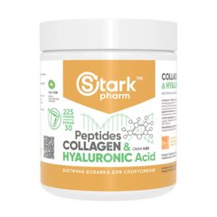 Collagen Peptides & Hyaluronic Acid - 225g Kiwi Stark Pharm купить в Киеве и Украине