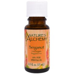 Ефірна олія бергамоту Bergamot Oil, Nature's Alchemy, 15 мл