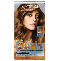 Фарба Feria для багатогранного мерехтливого кольору волосся, відтінок 63 світлий золотисто-коричневий, L'Oreal, на 1 застосування