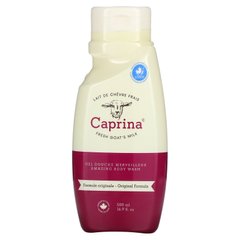 Caprina, Свіже козяче молоко, дивовижний засіб для душу, оригінальна формула, 16,9 рідких унцій (500 мл)