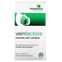 VeinFactors, противоварикозный комплекс, FutureBiotics, 90 вегетарианских капсул купить в Киеве и Украине