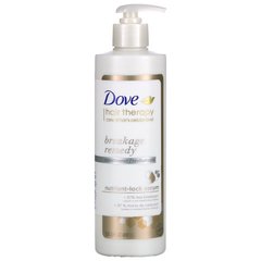 Dove, Hair Therapy, Кондиціонер для лікування ламкості з живильною сироваткою, що фіксує, 13,5 рідких унцій (400 мл)