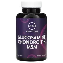 Глюкозамин хондроитин и МСМ MRM (Glucosamine Chondroitin MSM) 90 капсул купить в Киеве и Украине