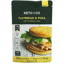 Keto and Co, Коржики та піца, Кето-хлібна суміш, 6,7 унцій (190 г)