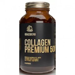 Коллаген премиум + витамин С Grassberg (Collagen Premium) 500 мг/40 мг 60 капсул купить в Киеве и Украине