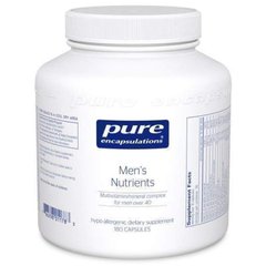 Мультивитамины и минералы для мужчин 40 + комплекс Pure Encapsulations (Men's Nutrients) 180 капсул купить в Киеве и Украине