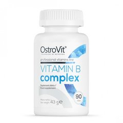 Витамин В комплекс, VITAMIN B COMPLEX, OstroVit, 90 таблеток купить в Киеве и Украине