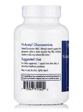 N-ацетил глюкозамін NAG, N-Acetyl Glucosamine NAG, Allergy Research Group, 90 вегетаріанських капсул