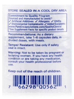 Кошачий коготь Pure Encapsulations (Cat's Claw) 180 капсул купить в Киеве и Украине