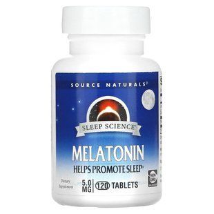 Мелатонин Source Naturals (Melatonin) 5 мг 120 таблеток купить в Киеве и Украине