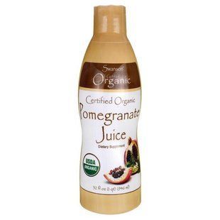 Organic Pomegranate Juice, Pomegranate Juice, Certified Organic, Swanson, 946 ml