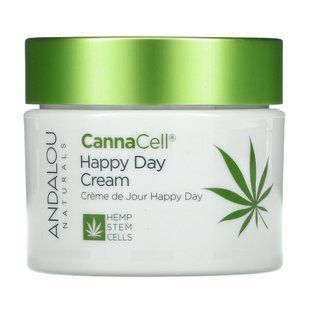 Andalou Naturals, CannaCell, крем Happy Day, 1,7 унції (50 г)