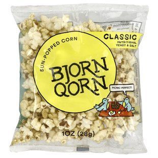 BjornQorn, кукуруза, обжаренная на солнце, классическая, 28 г (1 унция) купить в Киеве и Украине