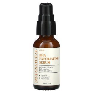 InstaNatural, Антивозрастная и очищающая сыворотка, 1 жидкая унция (30 мл) купить в Киеве и Украине