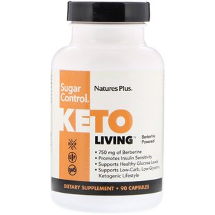 KetoLiving, контроль над уровнем сахара, Nature's Plus, 90 капсул купить в Киеве и Украине