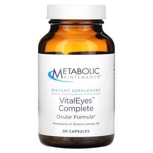 Metabolic Maintenance, Vital Eyes Complete, Ocular Formula, 90 Capsules