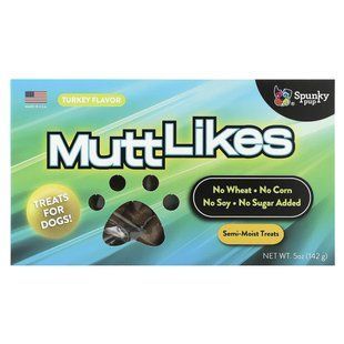 Spunky Pup, MuttLikes, Treats for Dogs, Turkey, 5 oz (142 g) купить в Киеве и Украине