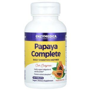 Enzymedica, Papaya Complete, Papaya Mint, 120 Tablets купить в Киеве и Украине