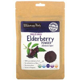Freeze Dried Elderberry Powder, Wilderness Poets, 99 г