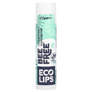 Eco Lips, Bee Free, веганський бальзам для губ, солодка м&rsquo;ята, 4,25 г (0,15 унції)