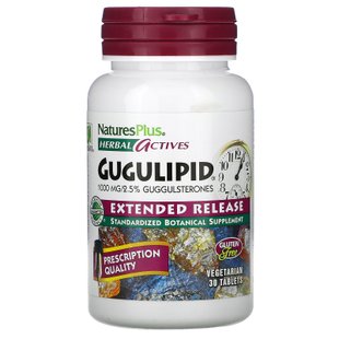 Гуггул Nature's Plus (Gugulipid) 1000 мг 30 таблеток купить в Киеве и Украине