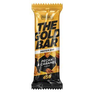 Bars with Pecans and Caramel Pure Gold (Gold Bar) 45 g