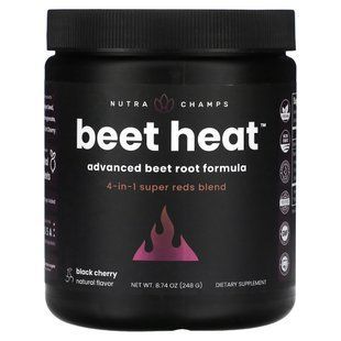 NutraChamps, Beet Heat, Black Cherry, 8.74 oz (248 g) купить в Киеве и Украине