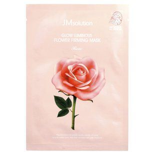 JM Solution, Glow Luminous Flower Firming Beauty Mask, Rose , 1 Sheet, 1.01 fl oz (30 ml) купить в Киеве и Украине