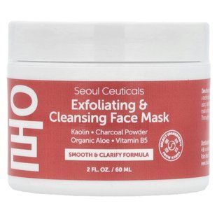 SeoulCeuticals, Exfoliating & Cleansing Face Beauty Mask, 2 fl oz (60 ml) купить в Киеве и Украине