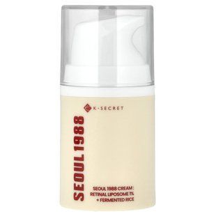 K-Secret, Seoul 1988 Cream, липосомы сетчатки, 1% + ферментированный рис, 50 мл (1,69 жидк. унции) купить в Киеве и Украине