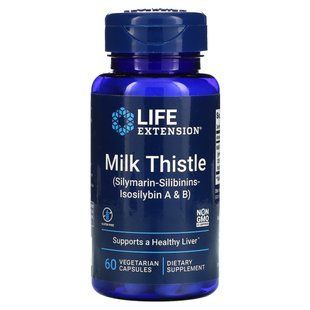 Расторопша для здоровья печени Life Extension (Milk Thistle Silymarin Silibinins Isosilybin А&B) 60 капсул купить в Киеве и Украине