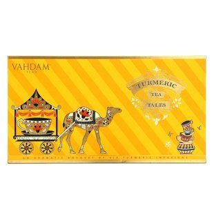 Set of Teas with Turmeric, Vahdam Teas, 6 Pieces