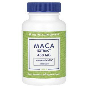 The Vitamin Shoppe, Maca Extract, 450 mg, 60 Vegetable Capsules