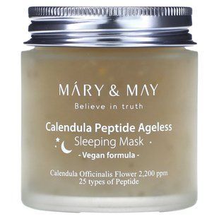 Mary & May, Calendula Peptide Ageless, Sleeping Beauty Mask, 3.88 oz (110 g) купить в Киеве и Украине