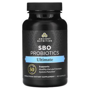 Axe / Ancient Nutrition, Пробіотики SBO, Ultimate, 50 мільярдів КУО, 60 капсул
