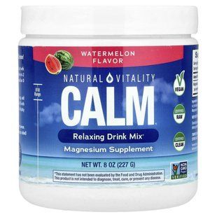 Natural Vitality, CALM&reg;, Relaxing Drink Mix, Watermelon, 8 oz (227 g) купить в Киеве и Украине