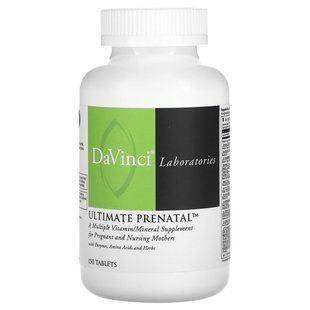 DaVinci Laboratories of Vermont, Ultimate Prenatal, 150 Tablets купить в Киеве и Украине