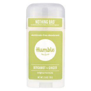 Humble Brands, Aluminum-Free Deodorant, Bergamot & Ginger , 2.5 oz (70 g) купить в Киеве и Украине